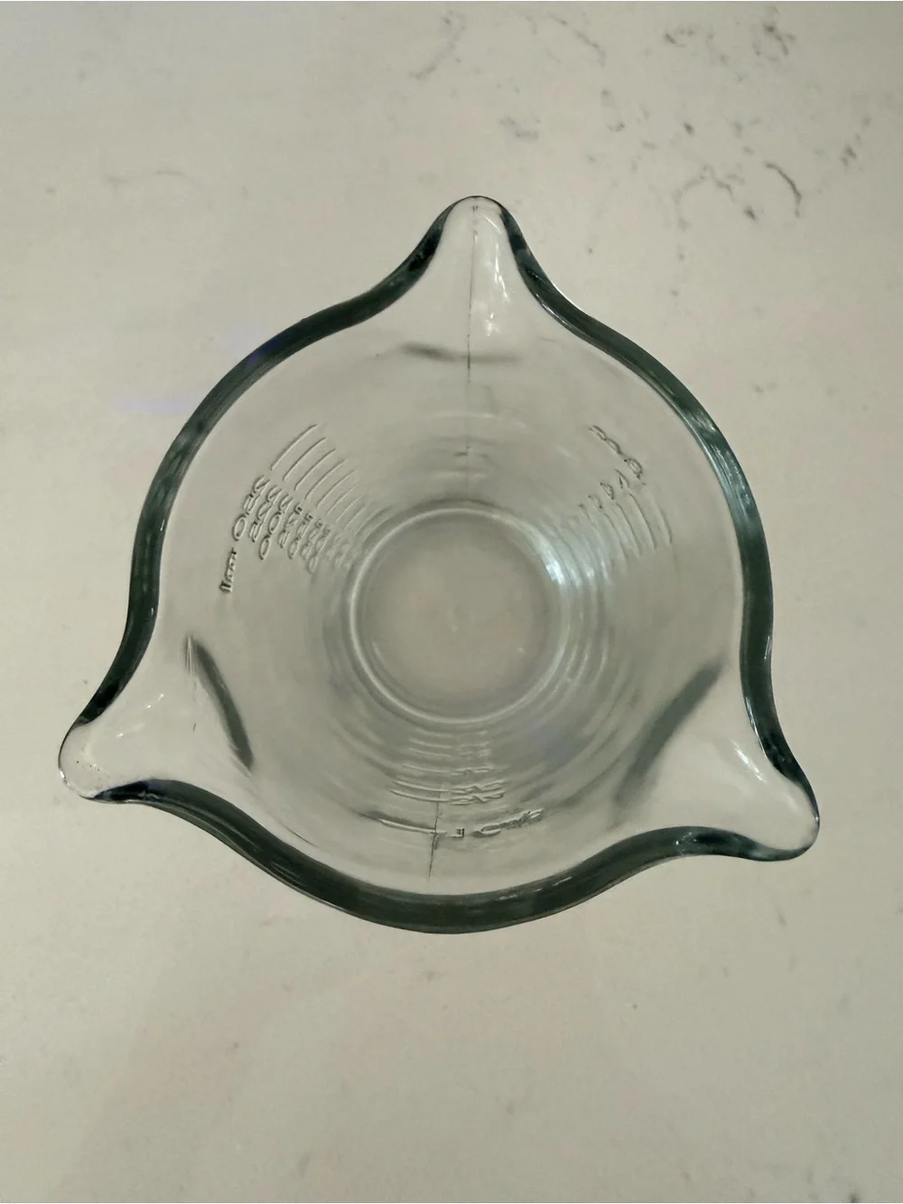 Anchor Hocking Vintage Three Tri-Pour Measuring Glass in Cups Oz and ml